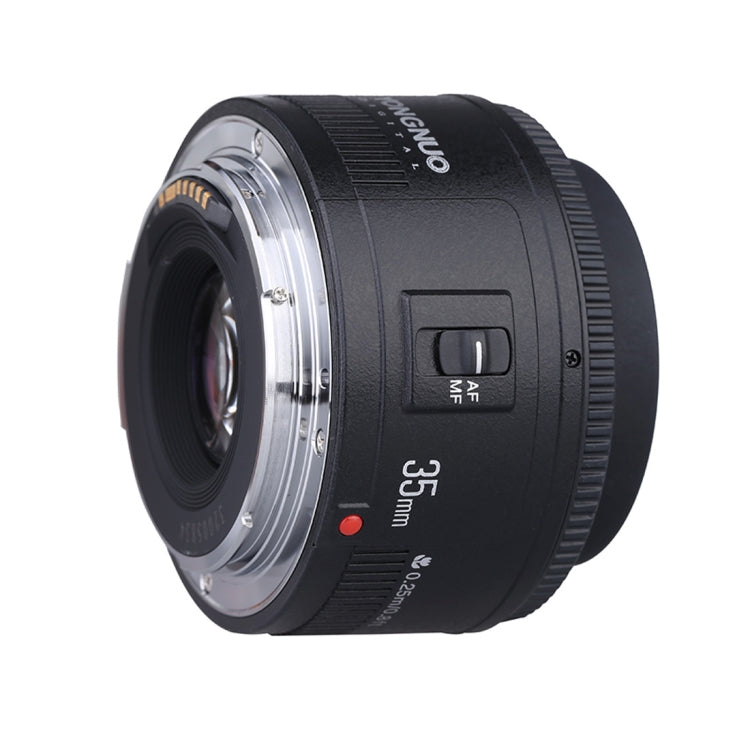 YONGNUO YN35MM F2C 1:2 AF/MF Wide-Angle Fixed/Prime Auto Focus Lens for Canon EOS EF Lens (Black) - Camera Accessories by YONGNUO | Online Shopping UK | buy2fix