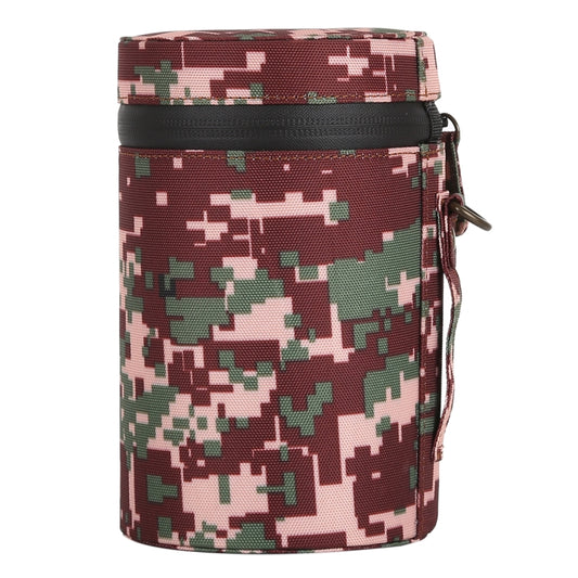 Camouflage Color Large Lens Case Zippered Cloth Pouch Box for DSLR Camera Lens, Size: 16x10x10cm (Brown) by buy2fix