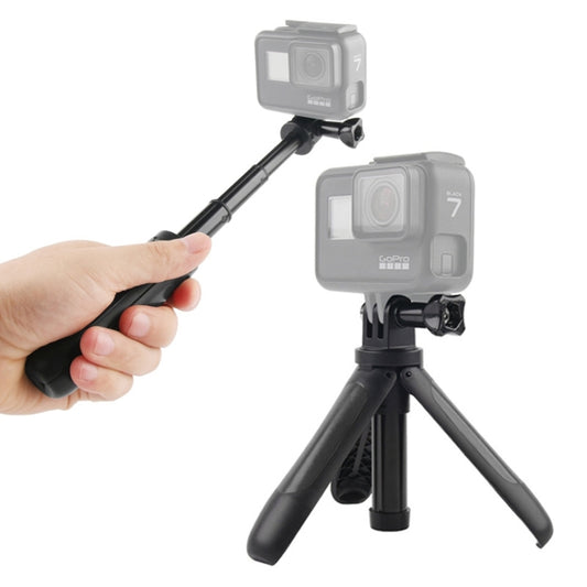 GP446 Multifunctional Mini Fixed Tripod for GoPro Hero11 Black / HERO10 Black /9 Black /8 Black /7 /6 /5 /5 Session /4 Session /4 /3+ /3 /2 /1, DJI Osmo Action and Other Action Cameras(Black) - DJI & GoPro Accessories by buy2fix | Online Shopping UK | buy2fix