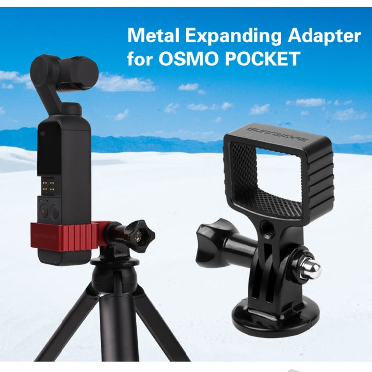 Sunnylife OP-Q9192 Metal Adapter Bracket for DJI OSMO Pocket(Red) - DJI & GoPro Accessories by Sunnylife | Online Shopping UK | buy2fix