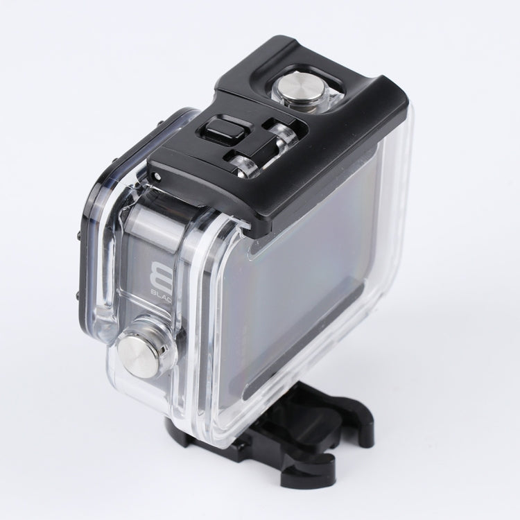 For GoPro HERO8 Black 45m Waterproof Housing Protective Case with Buckle Basic Mount & Screw (Transparent) - DJI & GoPro Accessories by buy2fix | Online Shopping UK | buy2fix