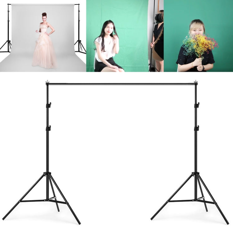 200x200cm Photo Studio Background Support Stand Backdrop Crossbar Bracket Kit - Camera Accessories by buy2fix | Online Shopping UK | buy2fix