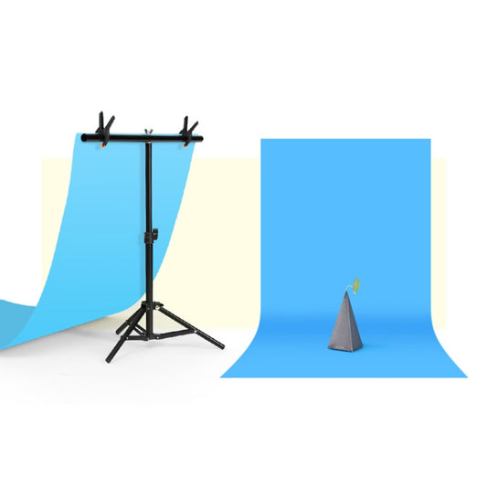 70x75cm T-Shape Photo Studio Background Support Stand Backdrop Crossbar Bracket Kit with Clips, No Backdrop by buy2fix