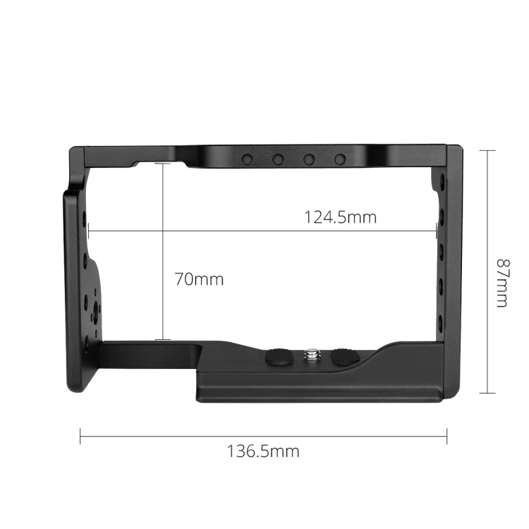 YELANGU C17-A YLG0913A-B Video Camera Cage Stabilizer for Sony A6600 (Black) by YELANGU