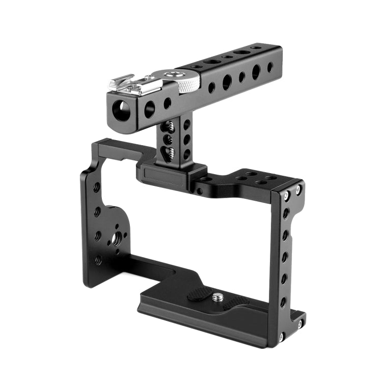 YELANGU C17 YLG0913A Video Camera Cage Stabilizer with Handle for Sony A6600 (Black) - Camera Accessories by YELANGU | Online Shopping UK | buy2fix