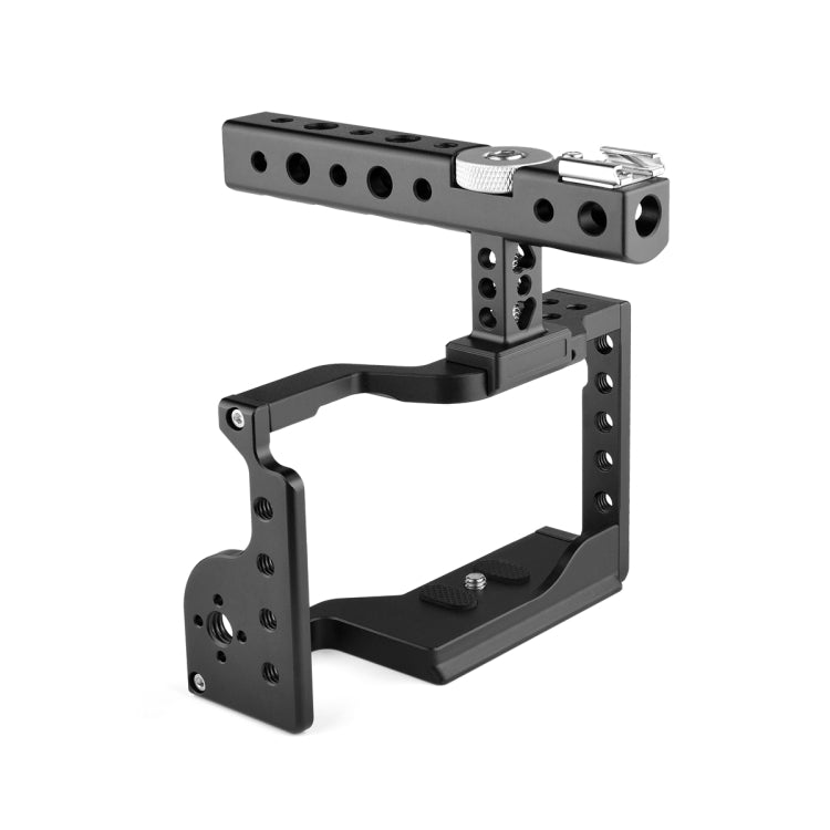 YELANGU C17 YLG0913A Video Camera Cage Stabilizer with Handle for Sony A6600 (Black) - Camera Accessories by YELANGU | Online Shopping UK | buy2fix