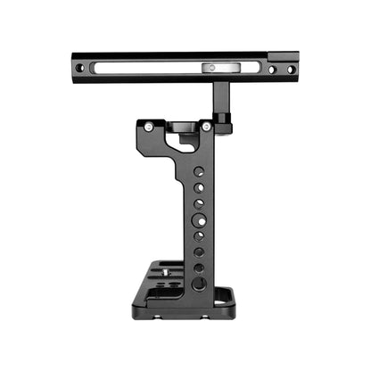 YELANGU C18 YLG0915A-B Video Camera Cage Stabilizer with Handle for Panasonic Lumix DC-S1H / DC-S1 / DC-S1R (Black) - Camera Cage by YELANGU | Online Shopping UK | buy2fix