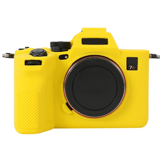 For Sony ILCE-7RM5 / Alpha 7R V Soft Silicone Protective Case (Yellow) - Protective Case by buy2fix | Online Shopping UK | buy2fix