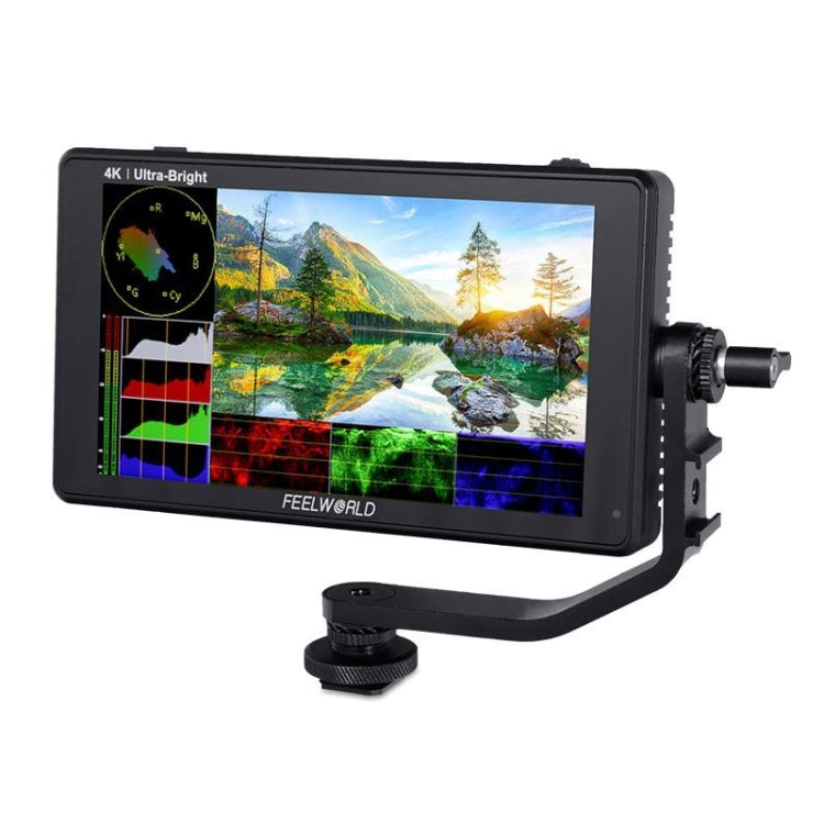 FEELWORLD LUT6 1920x1080 2600 nits 6 inch IPS Screen HDMI 4K Touch Control Camera Field Monitor - Camera Accessories by FEELWORLD | Online Shopping UK | buy2fix