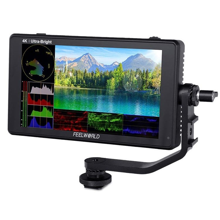 FEELWORLD LUT6S 1920x1080 2600 nits 6 inch IPS Screen HDMI 4K Touch Screen SDI HDI Camera Field Monitor - Camera Accessories by FEELWORLD | Online Shopping UK | buy2fix