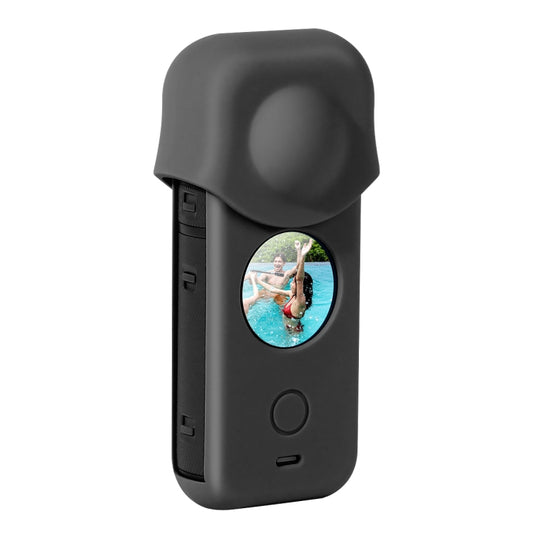 Full Body Dust-proof Silicone Protective Case for Insta360 ONE X2 (Black) - DJI & GoPro Accessories by buy2fix | Online Shopping UK | buy2fix