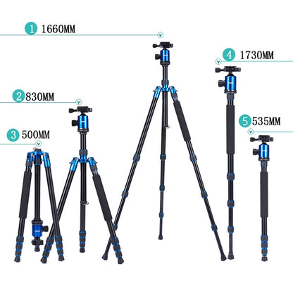 TRIOPO Oubao A-688 Adjustable Portable  Aluminum Alloy Tripod with Ball Head for SLR Camera - Camera Accessories by TRIOPO | Online Shopping UK | buy2fix