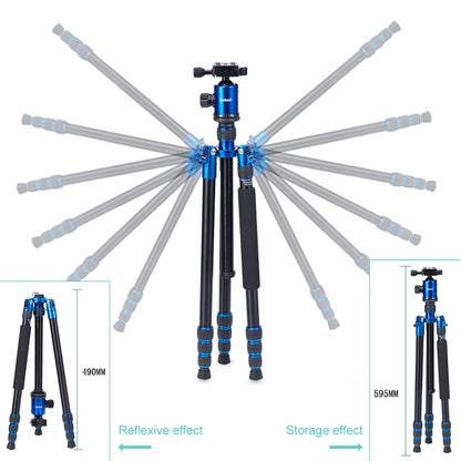 TRIOPO Oubao A-688 Adjustable Portable  Aluminum Alloy Tripod with Ball Head for SLR Camera - Camera Accessories by TRIOPO | Online Shopping UK | buy2fix