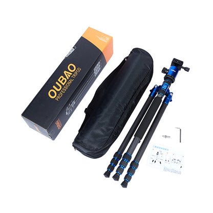 TRIOPO Oubao C-608S Adjustable Portable Carbon Fiber Tripod with Ball Head for SLR Camera - Camera Accessories by TRIOPO | Online Shopping UK | buy2fix