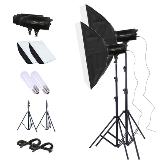 TRIOPO Oubao TTR600W 70x100 cm Studio Softbox + support trépied + 2x E27 150 W ampoule photographie éclairage ensemble de pièces de remorquage