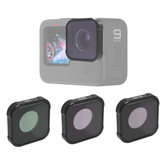 JSR KB Series CPL+ND8+ND16 Lens Filter for GoPro HERO10 Black / HERO9 Black - DJI & GoPro Accessories by JSR | Online Shopping UK | buy2fix