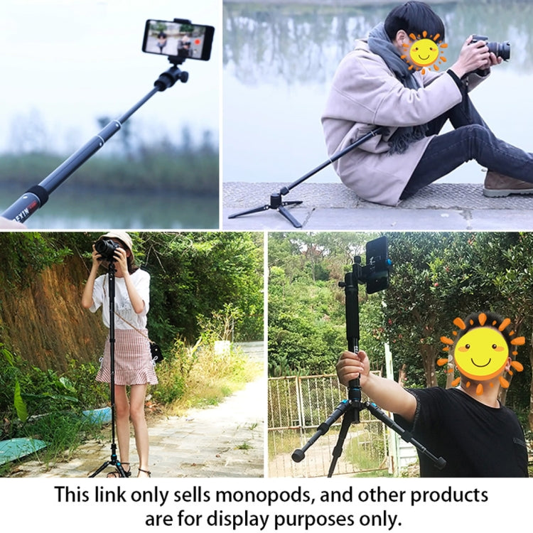 BEXIN P308 Portable Travel Outdoor DSLR Camera Aluminum Alloy Monopod Holder (Black) - Camera Accessories by BEXIN | Online Shopping UK | buy2fix