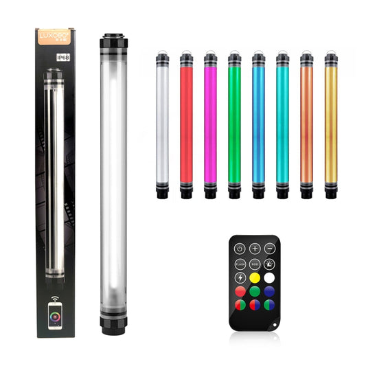 LUXCeO P7RGB Pro Colorful Photo LED Stick Video Light APP Control Adjustable Color Temperature Waterproof Handheld LED Fill Light with Remote Control by LUXCeO