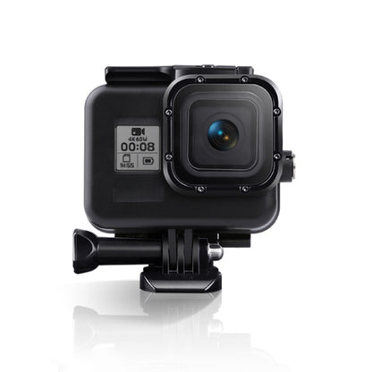 For GoPro HERO8 Black 45m Waterproof Housing Protective Case with Buckle Basic Mount & Screw & (Purple, Red, Pink) Filters & Floating Bobber Grip & Strap & Anti-Fog Inserts (Black) - DJI & GoPro Accessories by buy2fix | Online Shopping UK | buy2fix