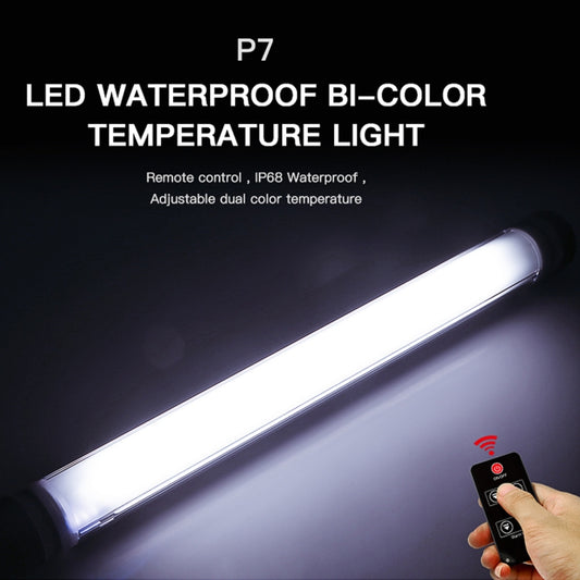 LUXCeO P7 Dual Color Temperature Photo LED Stick Video Light Waterproof Handheld LED Fill Light with Remote Control by LUXCeO