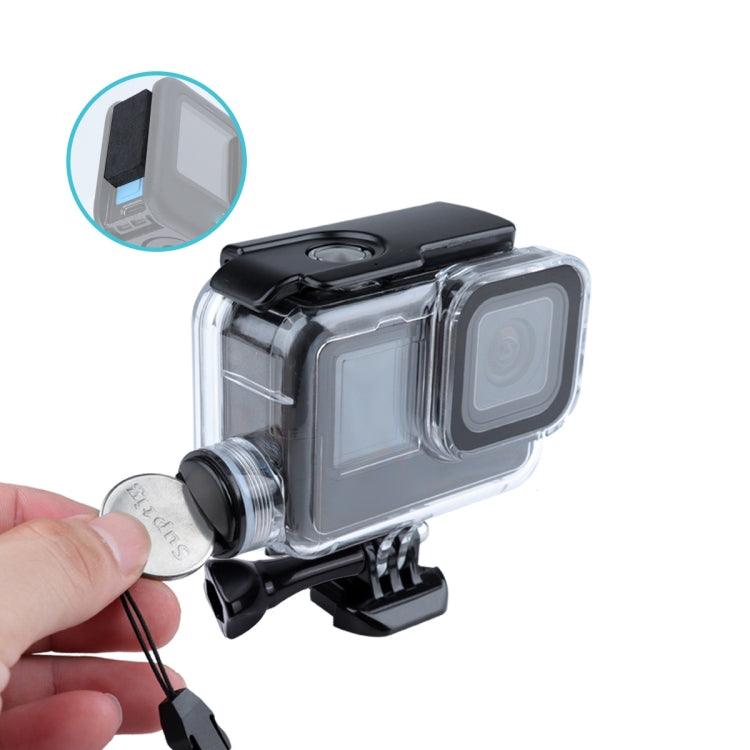 For GoPro HERO10 Black / HERO9 Black 30m Charging Waterproof Housing Case with Buckle Basic Mount & Screw - DJI & GoPro Accessories by buy2fix | Online Shopping UK | buy2fix