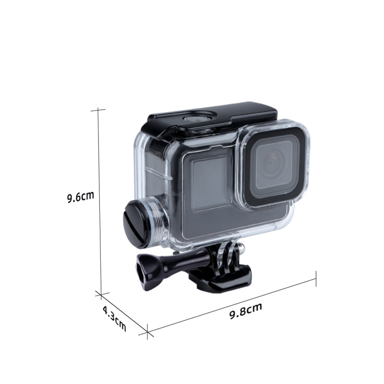 For GoPro HERO10 Black / HERO9 Black 30m Charging Waterproof Housing Case with Buckle Basic Mount & Screw - DJI & GoPro Accessories by buy2fix | Online Shopping UK | buy2fix