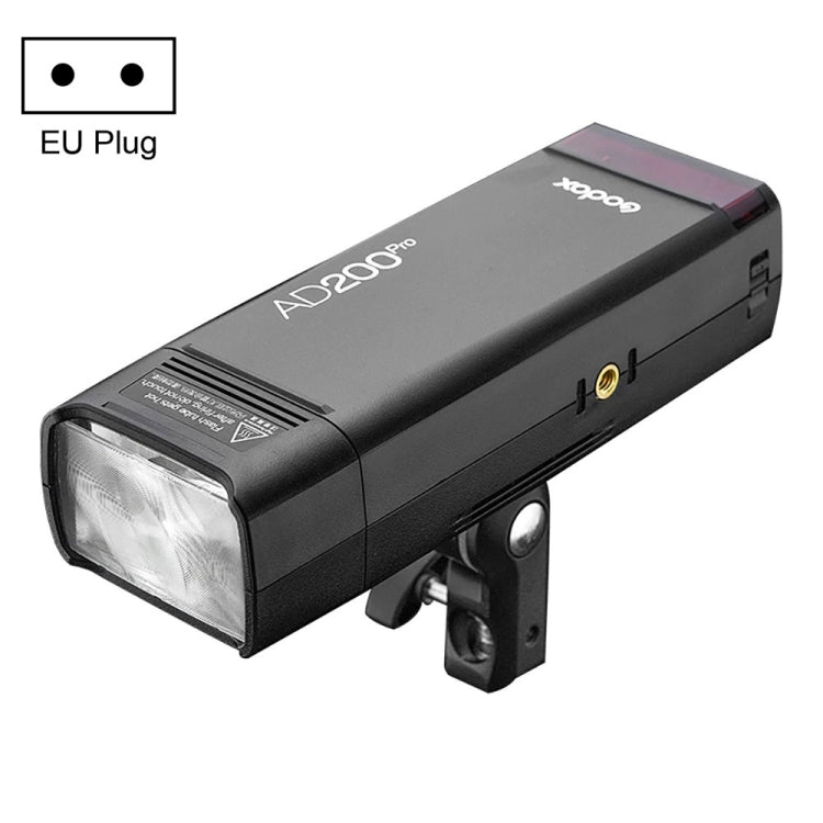 Godox AD200 Pro Pocket Flash Light  TTL HSS 2.4G Wireless X System Outdoor Flash Speedlight(EU Plug) - Camera Accessories by Godox | Online Shopping UK | buy2fix