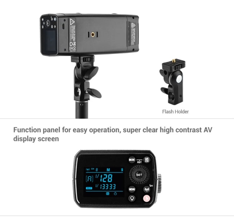 Godox AD200 Pro Pocket Flash Light  TTL HSS 2.4G Wireless X System Outdoor Flash Speedlight(US Plug) - Camera Accessories by Godox | Online Shopping UK | buy2fix
