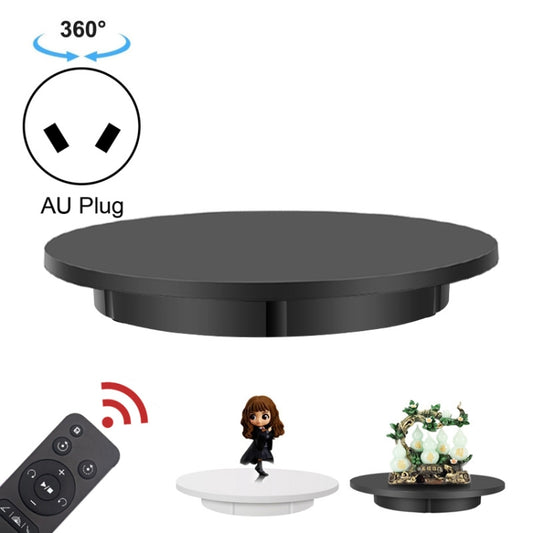 42cm Electric Rotating Display Stand Video Shooting Props Turntable, Load: 100kg, Plug-in Power, AU Plug(Black) - Camera Accessories by buy2fix | Online Shopping UK | buy2fix