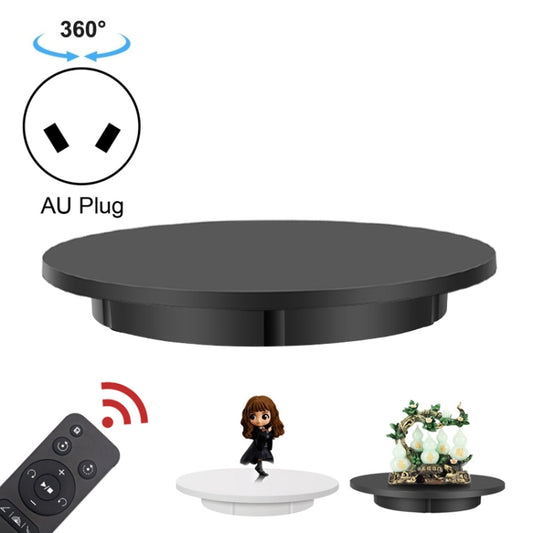 60cm Electric Rotating Display Stand Props Turntable, Load: 100kg, Plug-in Power, AU Plug(Black) - Camera Accessories by buy2fix | Online Shopping UK | buy2fix