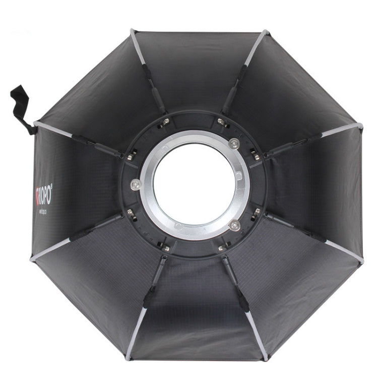 TRIOPO K2-120 120cm Speedlite Flash Octagon Parabolic Softbox Bowens Mount Diffuser (Black) - Camera Accessories by TRIOPO | Online Shopping UK | buy2fix