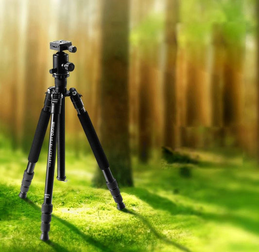 TRIOPO T258 Aluminum Alloy Tripod Monopod with D2 Ball Head (Black) by TRIOPO