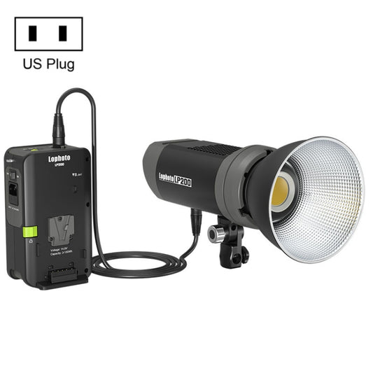 Lophoto LP-200Bi 200W Dual-Color Temperature Continuous Light LED Studio Video Fill Light(US Plug) - Camera Accessories by TRIOPO | Online Shopping UK | buy2fix