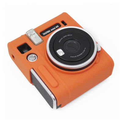 Soft Silicone Protective Case for Fujifilm Instax mini 40 (Orange) - Camera Accessories by buy2fix | Online Shopping UK | buy2fix