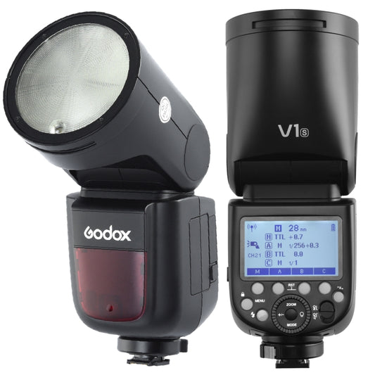 Godox V1S Round Head TTL Flash Speedlite for Sony (Black) - Camera Accessories by Godox | Online Shopping UK | buy2fix