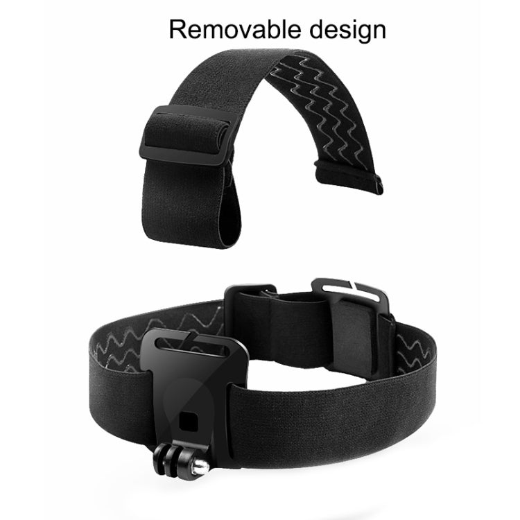 Elastic Mount Belt Adjustable Head Strap with Phone Clamp & Screw & S-type Adapter for GoPro HERO10 Black / HERO9 Black /8 /7 /6 /5, Xiaoyi and Other Action Cameras, Smarphones(Black) - DJI & GoPro Accessories by buy2fix | Online Shopping UK | buy2fix