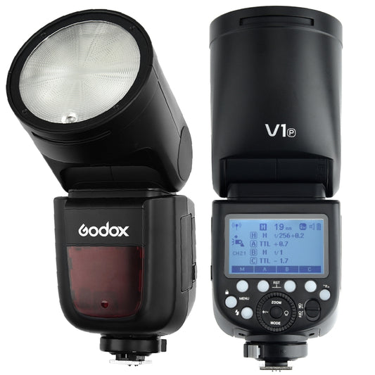 Godox V1P Round Head TTL Flash Speedlite for Pentax (Black) - Camera Accessories by Godox | Online Shopping UK | buy2fix