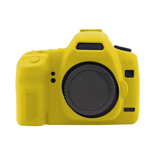 For Canon EOS 5D Mark II Soft Silicone Protective Case(Yellow) by buy2fix