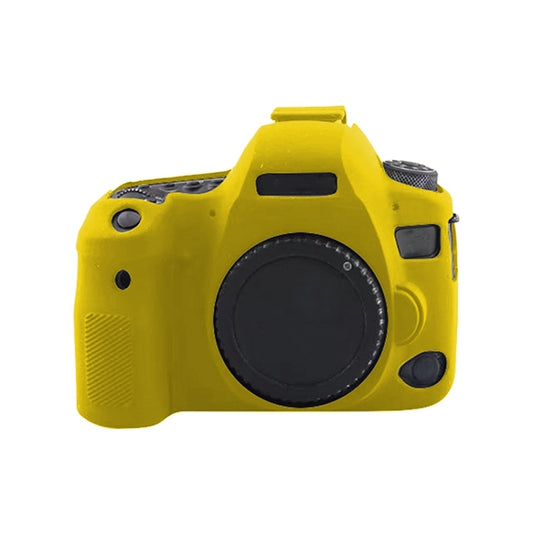 For Canon EOS 6D Mark II Soft Silicone Protective Case (Yellow) by buy2fix