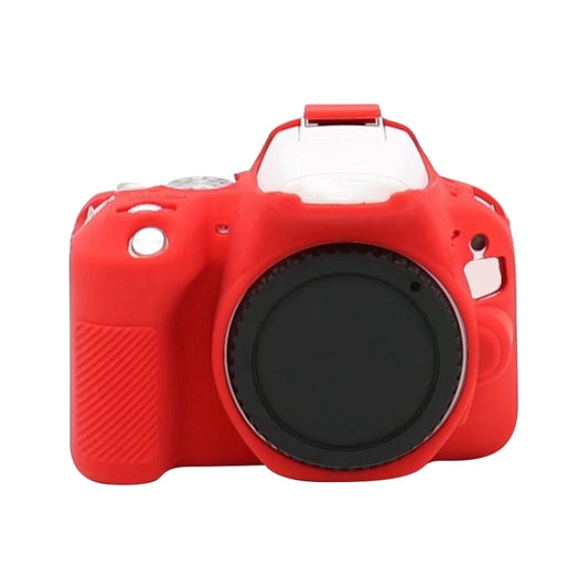 For Canon EOS 200D / EOS 200D Mark II Soft Silicone Protective Case(Red) by buy2fix