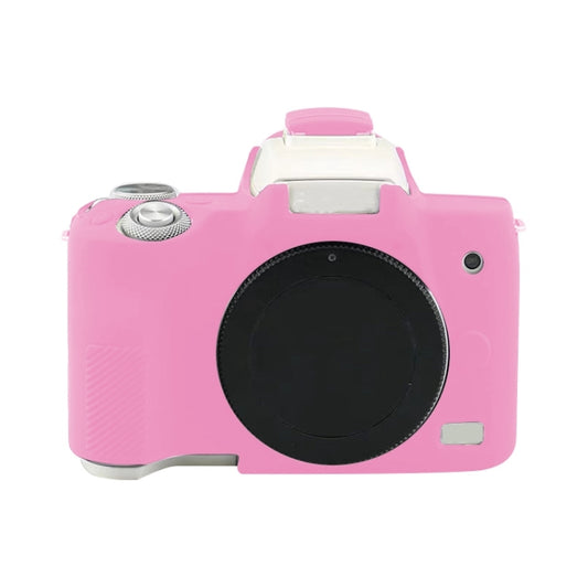 For Canon EOS M50 Mark II / M50 II Soft Silicone Protective Case(Rose Red) by buy2fix