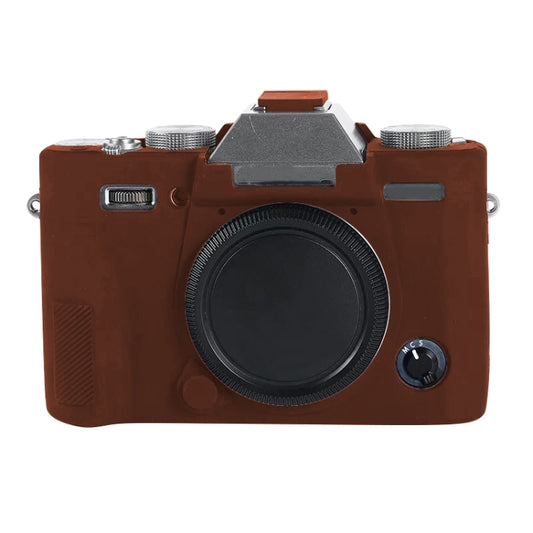 For FUJIFILM X-T30 Soft Silicone Protective Case(Coffee) by buy2fix