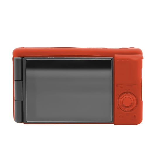 Soft Silicone Protective Case for Sony ZV-1 (Orange) by buy2fix