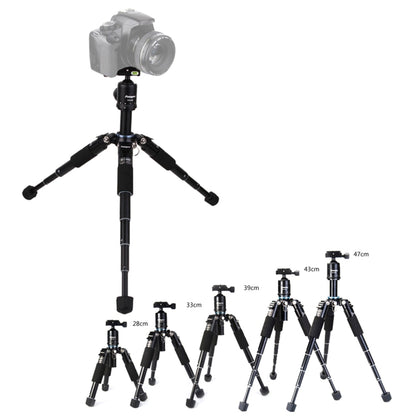 Fotopro M-5 MINI Adjustable 160mm-470mm 3kg Burden Aluminium Alloy Tripod Holder Stand Mount for Card Machine & DSLR & Lomo & Mirrorless Camera & Digital Camera - Camera Accessories by Fotopro | Online Shopping UK | buy2fix