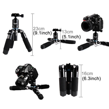 Fotopro M-5 MINI Adjustable 160mm-470mm 3kg Burden Aluminium Alloy Tripod Holder Stand Mount for Card Machine & DSLR & Lomo & Mirrorless Camera & Digital Camera - Camera Accessories by Fotopro | Online Shopping UK | buy2fix