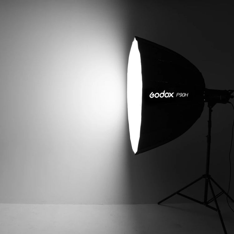 Godox P90H 90cm Deep Parabolic Softbox Reflector Diffuser Studio Light Box (Black) - Camera Accessories by Godox | Online Shopping UK | buy2fix