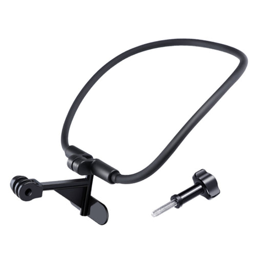 Hands Free Lazy Wearable Neck Camera Holder (Black) by buy2fix
