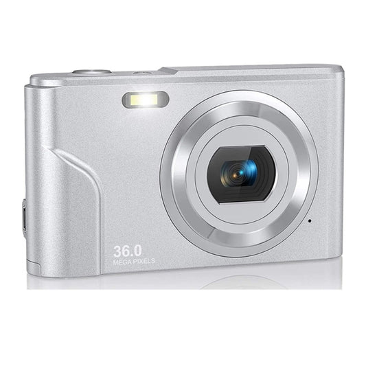 DC311 2.4 inch 36MP 16X Zoom 2.7K Full HD Digital Camera Children Card Camera, UK Plug (Silver) by buy2fix