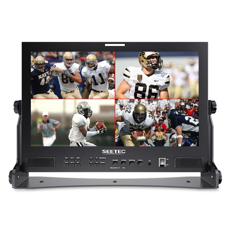 SEETEC ATEM173S 17.3 inch 3G-SDI HDMI Full HD 1920x1080 Multi-camera Broadcast Monitor(UK Plug) - On-camera Monitors by SEETEC | Online Shopping UK | buy2fix