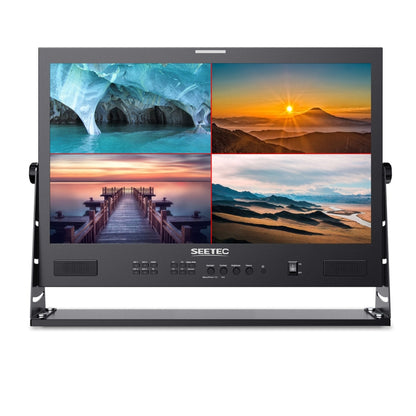 SEETEC ATEM215S 21.5 inch  3G-SDI HDMI Full HD 1920x1080 Multi-camera Broadcast Monitor(US Plug) - Camera Accessories by SEETEC | Online Shopping UK | buy2fix